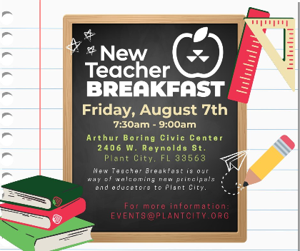 New Teacher Breakfast