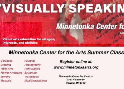 Minnetonka Center for the Arts Summer Classes 2026