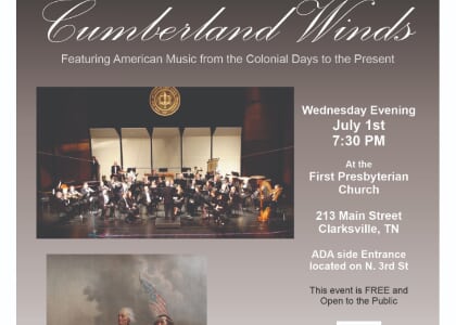 Cumberland Winds Road to 250 Concert