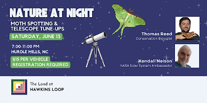 Nature at Night: Moth Spotting and Telescope Tune-Ups