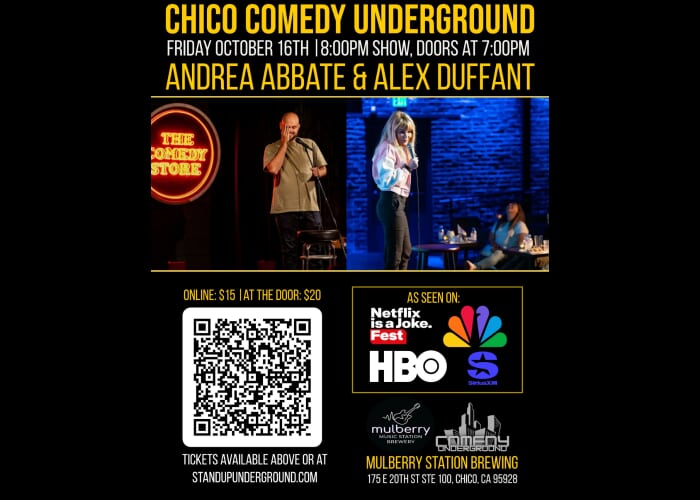 Chico Comedy Underground for Mulberry Station Brewing's 1 Year Anniversary!