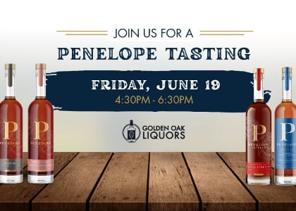 Penelope Bourbon Tasting @ Golden Oak Liquors