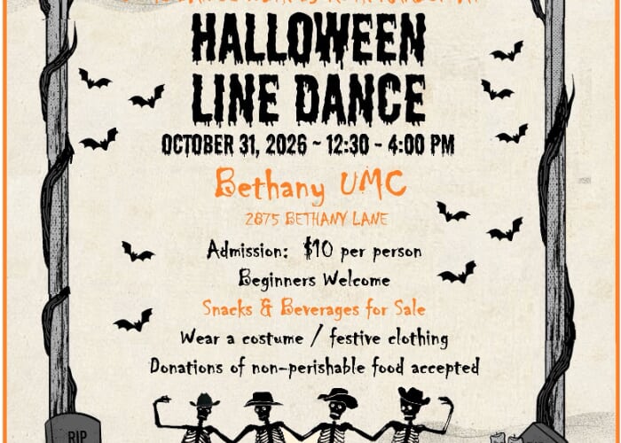 Halloween Line Dance Fundraiser