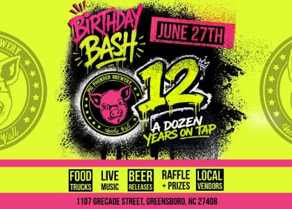 Pig Pounder Brewery's Birthday Bash!