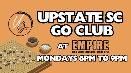 Upstate Go Club Monday Meetup