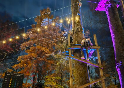 Keep It Lit - The 'Adult Swim' of Ziplining and Climbing