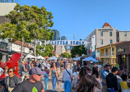 Summer Sera event in Little Italy
