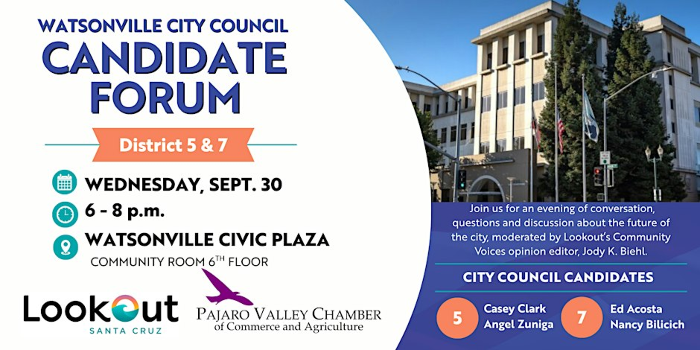 Watsonville City Council candidate forum: District 5 & 7
